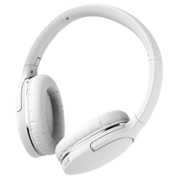 Baseus - Wireless Fejhallgató Encok D02 Pro (NGTD010302) - Over Ear Design, Noise Reduction, Bluetooth V5.3 - Fehér
