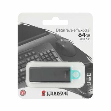 Kingston DataTraveler Exodia 64 GB USB-Pendrive Fekete