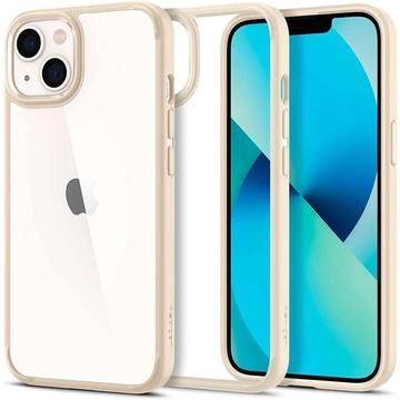 Spigen Ultra Hybrid iPhone 13 Átlátszó tok - Bézs kaucsuk szegély
