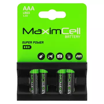 Maxim cell AAA LR6 1,5 V ELEM 4 db s csomag