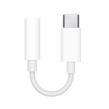 Apple Type-C - 3.5mm jack aljzat audio adapter, fehér, MW2Q3ZM/A 
