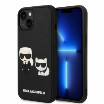 Karl Lagerfeld Iphone 14 figurás tok KLHCP14S3DRKCK
