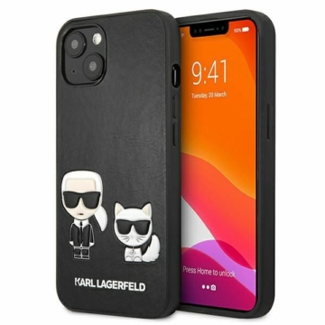 Karl Lagerfeld KLHCP13MPCUSKCBK iPhone 13 kemény hátlap tok - fekete