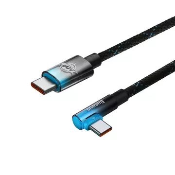 Kábel Baseus MVP2 USB-C to USB-C Cable, 100W, 2m (Black / blue)