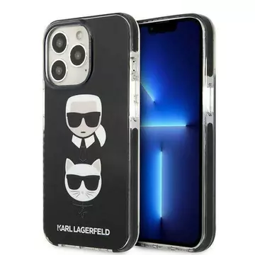 Tok Karl Lagerfeld KLHCP13LTPE2TK iPhone 13 Pro / 13 6,1" hardcase black Karl&Choupette Head (KLHCP13LTPE2TK)