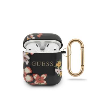 Apple Airpods 1/2 GUESS GUACA2TPUBKFL04 TPU Tartó – Virágmintás