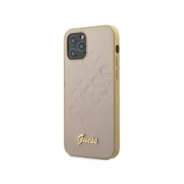 GUESS iPhone 12 Mini tok 5,4” (GUHCP12SPUILGLG) - arany