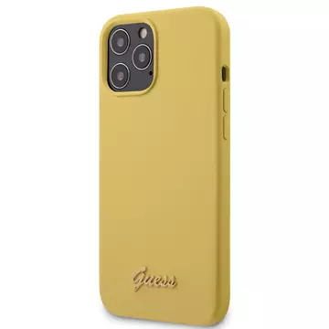 GUESS iPhone 12 Pro Max tok 6,7” (GUHCP12LLSLMGYE) - sárga