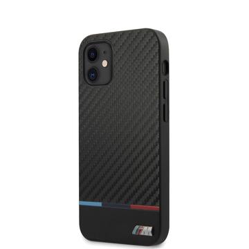 BMW M iPhone 12 Mini tok 5,4” (BMHCP12SPUCARTCBK) - fekete