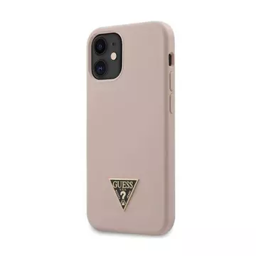 GUESS iPhone 12 Mini tok 5,4” (GUHCP12SLSTMLP) - rózsaszín