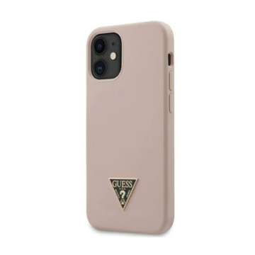 GUESS iPhone 12 Mini tok 5,4” (GUHCP12SLSTMLP) - rózsaszín