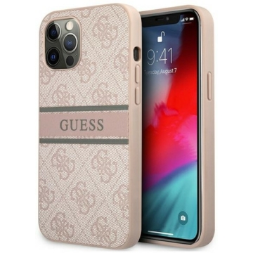 Apple iPhone 12/12 Pro GUESS (GUHCP12M4GDPI) hátlap - rózsaszín