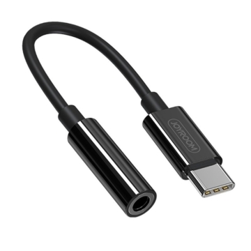 Joyroom SH-C1 Ben 3.5 Jack/USB Type-C audió adapter - fekete