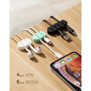 JOYROOM JR-ZS209 6X kábelelvezető adapter - fekete