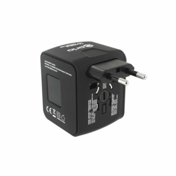 Univerzális hálózati adapter 2.4A - prio - black