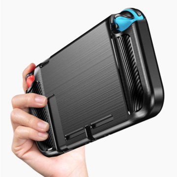 Nintendo Switch tok - Carbon Silicone - Techsuit- fekete