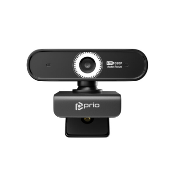 Webcam - Full HD 1080P Auto Focus - fekete - prio webkamera