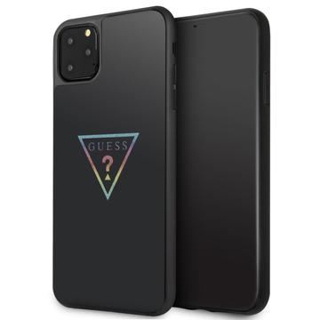 Apple iPhone 11 Pro Max GUESS GUHCN565TRMLBK Hátlap - Fekete