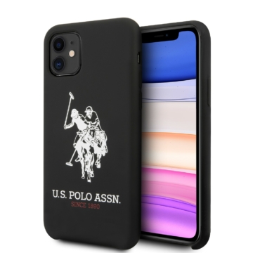 Apple iPhone 11 U.S.Polo USHCN61SLHRBK Liquid Hátlap - Fekete