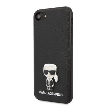 Apple iPhone 7/8/SE2 KARL LAGERFELD KLHCI8IKFBMBK Hátlap - Fekete