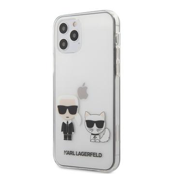 Apple iPhone 12/12 Pro KARL LAGERFELD KLHCP12MCKTR TPU Hátlap - Átlátszó
