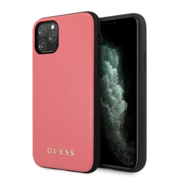 Apple iPhone 11 Pro Max GUESS GUHCN65PUMPI Hátlap - Rózsaszín