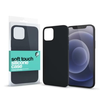 Soft Touch Silicone Case fekete Apple iPhone 13 Mini készülékhez