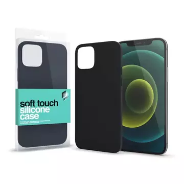 Soft Touch Silicone Case fekete Apple iPhone 13 Pro Max készülékhez