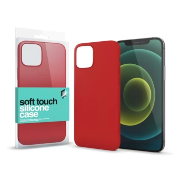 Soft Touch Silicone Case piros Apple iPhone 13 Pro készülékhez