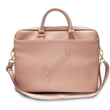 GUESS GUCB15PUSASPI 15.4'' Notebook/Tablet Táska - Rózsaszín
