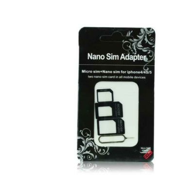 Univerzális SIM Adapterek Micro Nano SIM és SIM kártya tű