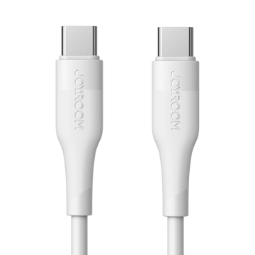 PD USB-C 60W 1.2M Adatkábel - Joyroom S-1230M3 - Fehér - Quick Charge/Gyorstöltés