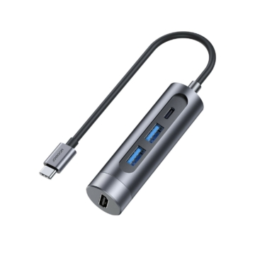 4in1 USB Type-C Adapter - Joyroom S-H113 - Grafit