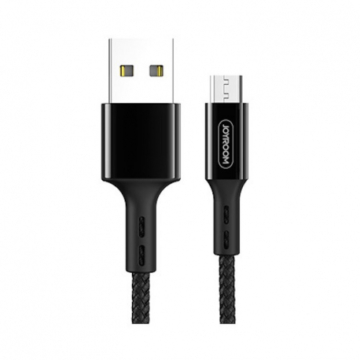 Joyroom S-M351 QC Fast Micro USB 1M Adatkábel - Fekete - Quick Charge/Gyorstöltés