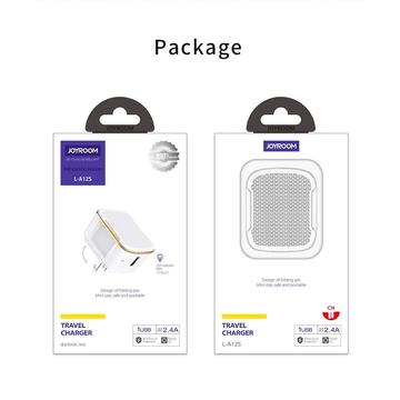 Töltőfej + iPhone kábel - Joyroom L-A12S -fehér
