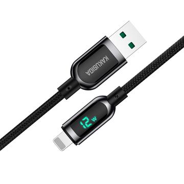KAKU Cable KSC-599 Kuxian - USB to Lightning - 1,2 méter fekete