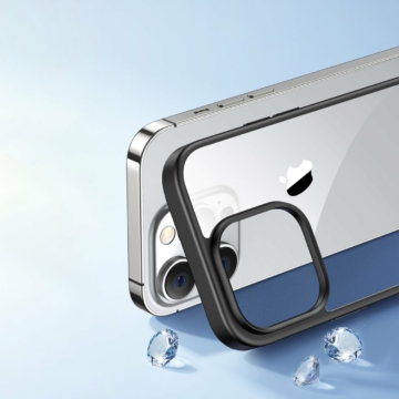 iPhone 14 Pro Max Ugreen Classy Clear Enhanced Protective tok fekete szegély