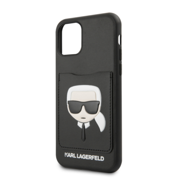 Karl Lagerfeld tok fekete (KLHCN58CSKCBK) Apple Iphone 11 Pro készülékhez