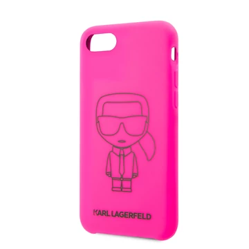 Karl Lagerfeld tok rózsaszín (KLHCI8SILFLPI) Apple iPhone 7/8/SE (2020) készülékhez
