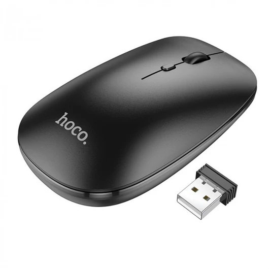 Hoco - Wireless Mouse (GM15) - 2.4G, 800/1200/1600 DPI, 4D Button - Black