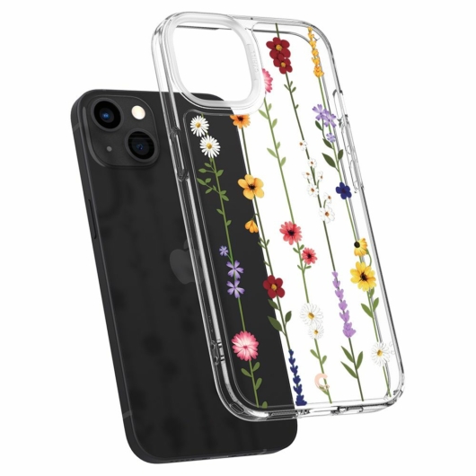 Spigen Cyrill Cecile iPhone 13 Átlátszó szilikon - Virágos Kert