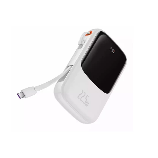 Powerbank Baseus Qpow PRO kábellel, 10000mAh, 22,5W, (PPQD060102)
