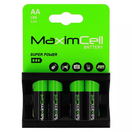 Maxim cell AA LR6 1,5 V ELEM 4 db s csomag