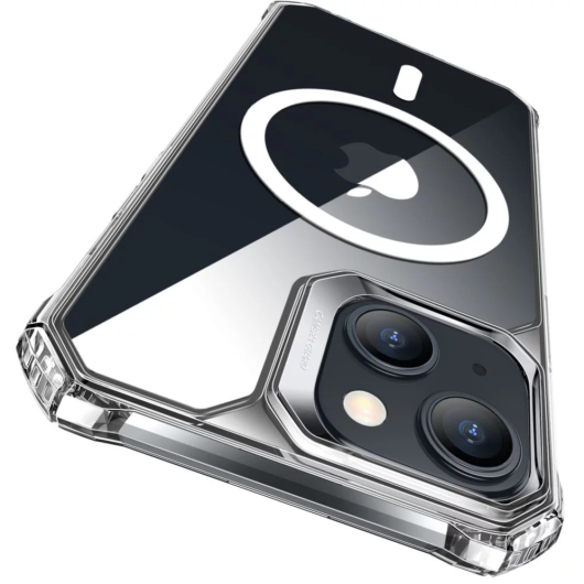 iPhone 15 Plus Magsafe tok - átlátszó - ESR Halolock