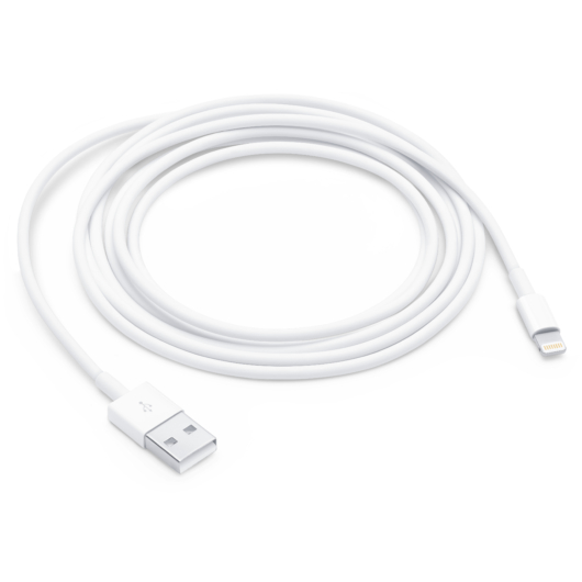 Eredeti Apple Lightning USB kábel - fehér - MD818ZM/A - eco csomagolás