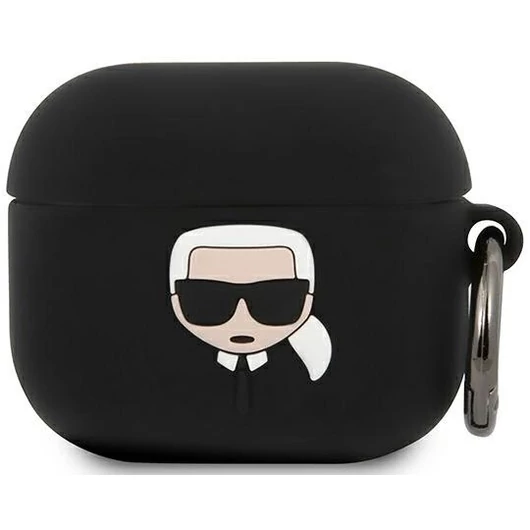 Apple Airpods 3 KARL LAGERFELD (KLACA3SILKHBK) liquid szilikon tartó