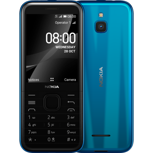 Nokia 8000 4G TA-1305 DS - kék/fekete - független