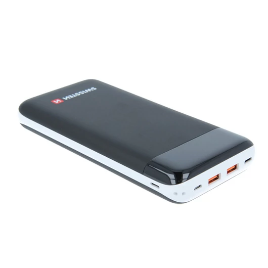 30.000 mAh powerbank - QC3.0 - 20W - Swissten Black Core - fekete