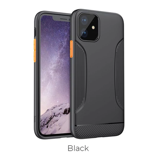 Apple iPhone 11 Pro HOCO Warrior TPU - Fekete - Defender/Ütésálló