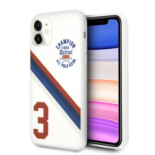 Apple iPhone 11 U.S.Polo USHCN61PCDGS Hátlap - Fehér